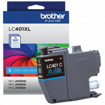 Brother Inkjet Cartridge LC401XL High Yield Cyan