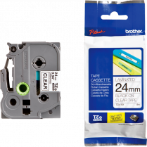 Brother&reg; P-Touch&reg; TZ Tape 1" Black on Clear