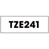 Brother&reg; P-Touch&reg; TZ Tape 3/4" Black on White