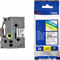 Brother&reg; P-Touch&reg; TZ Tape 1" Black on White