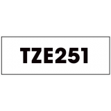 Brother&reg; P-Touch&reg; TZ Tape 1" Black on White