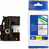 Brother&reg; P-Touch&reg; TZe Tape 1-1/2" Black on White