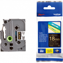 Brother&reg; P-Touch&reg; TZe Tape 3/4" Gold on Black