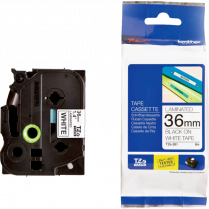 Brother&reg; P-Touch&reg; TZe Tape 1-1/2" Black on Yellow