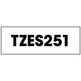 Brother&reg; P-Touch&reg; TZeS Industrial Tape 1" Black on White