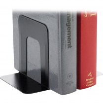 Business Source Heavy-gauge Steel Book Ends Standard Black