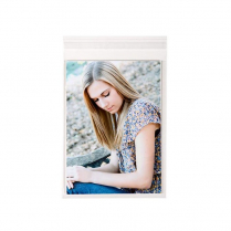 Crystal Clear Bag with Flap 5-7/16" x 7-1/4" - Single