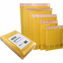 Edge&reg; Cushioned Mailers #3 8-1/4" x 13-1/2" Golden Kraft 10/pkg