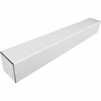 Square Mailing Tube 25" x 3" White