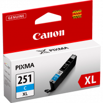 Canon Inkjet Cartridge 251XL High Yield Cyan