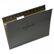 Continental Hanging Folders with Flexible Tabs Letter Standard Green 25/box