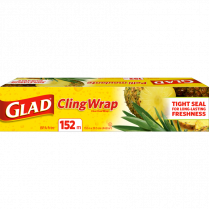 Glad&reg; Cling Wrap 12"W x 498'L