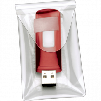 Cardinal&reg; HOLDit!&reg; USB Pockets Clear 6/pkg