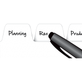 Cardinal&reg; Write 'n Erase&trade; Dividers 5 Tabs