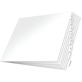 Cardinal&reg; Write 'n Erase&trade; Dividers 8 Tabs