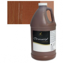 Chromacryl Student's Acrylic 64oz Burnt Sienna
