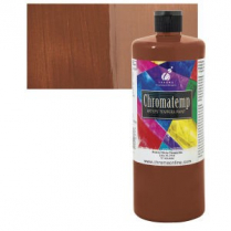 Chromatemp Artists&rsquo; Tempera Paint 16oz Brown