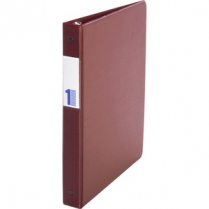 Davis Group&reg; Essential Premium Economy Round Ring Binder 1" Burgundy