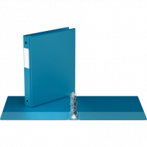 Davis Group&reg; Essential Round Ring Binder 1" Turquoise Blue