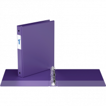 Davis Group&reg; Essential Round Ring Binder 1" Purple