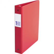 Davis Group&reg; Essential Round Ring Binder 1-1/2" Red