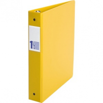Davis Group&reg; Essential Round Ring Binder 1-1/2" Yellow