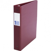 Davis Group&reg; Essential Round Ring Binder 1-1/2" Maroon