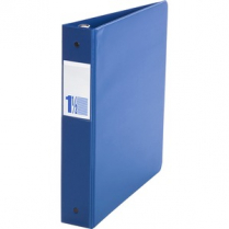 Davis Group&reg; Essential Premium Economy Round Ring Binders 1-1/2" Royal Blue