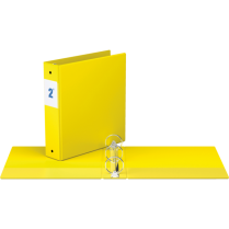 Davis Group&reg; Essential Round Ring Binder 2" Yellow