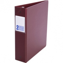 Davis Group&reg; Essential Round Ring Binder 2" Maroon