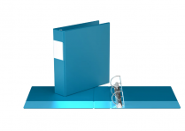 Davis Group&reg; Essential Premium Economy Round Ring Binder 2" Turquoise Blue