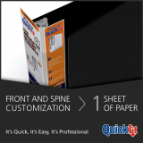 Davis Group Deluxe QuickFit&reg; Heavy Duty D-Ring File Binder 3" Black