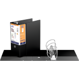 Davis Group Deluxe QuickFit&reg; Heavy Duty D-Ring File Binder 5" Black