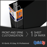 Davis Group Deluxe QuickFit&reg; Heavy Duty D-Ring Binder 1" Black