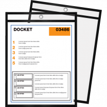 Davis Group QuickFit&reg; Shop Ticket Holder 9" x 12" Black