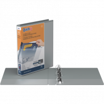 Davis Group QuickFit&reg; View D-Ring Binder 1" Grey
