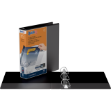 Davis Group QuickFit&reg; View D-Ring Binder 1-1/2" Black