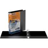 Davis Group QuickFit&reg; View Round Ring Binder 1-1/2" Black