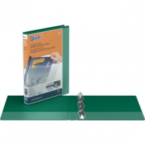 Davis Group QuickFit&reg; View D-Ring Binder 5/8" Green