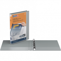 Davis Group QuickFit&reg; View D-Ring Binder 5/8" Grey