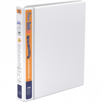 Davis Group Deluxe QuickFit&reg; Heavy Duty View Quickload D-Ring Binder 1" White