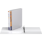 Davis Group Deluxe QuickFit&reg; Heavy Duty View Quickload D-Ring Binder 1" White
