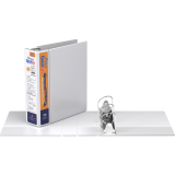 Davis Group Deluxe QuickFit&reg; Heavy Duty View Quickload D-Ring Binder 3" White