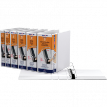 Davis Group QuickFit&reg; PRO HD Single Touch Pin-Lock&reg; View Binder 4" White