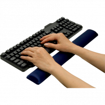 DAC&reg; Super-Gel&trade; Straight Edge Keyboard Wrist Rest Dark Blue