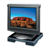 DAC Height-Adjustable Monitor Riser Black