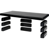 DAC&reg; Ultra-Wide Monitor Riser with Charging Ports Black