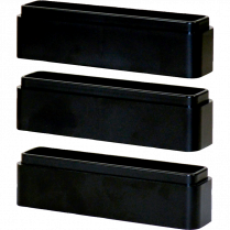 DAC&reg; Monitor Riser Leg Block Kit 6"W x 1-1/2"D x 1-1/4"H Black