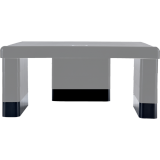 DAC&reg; Monitor Riser Leg Block Kit 6"W x 1-1/2"D x 1-1/4"H Black