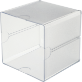 Deflecto&reg; Stackable Storage Cube Clear